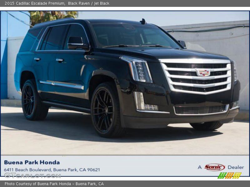 Black Raven / Jet Black 2015 Cadillac Escalade Premium