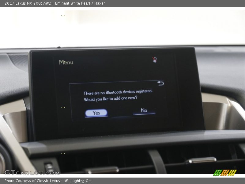 Eminent White Pearl / Flaxen 2017 Lexus NX 200t AWD