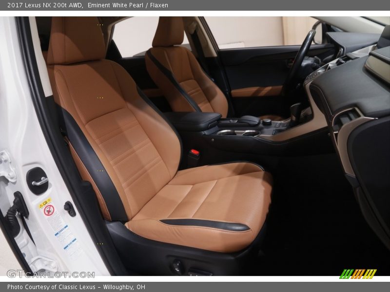 Eminent White Pearl / Flaxen 2017 Lexus NX 200t AWD