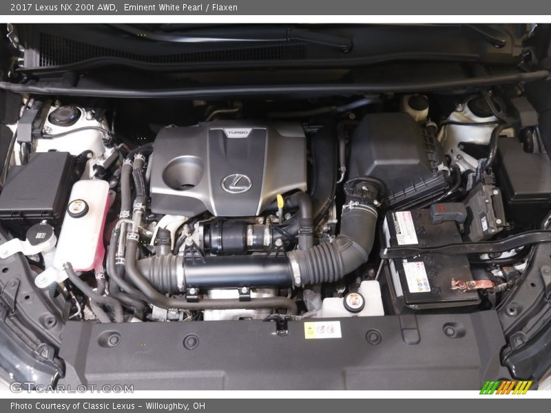 Eminent White Pearl / Flaxen 2017 Lexus NX 200t AWD