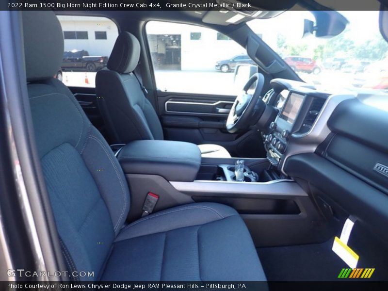 Granite Crystal Metallic / Black 2022 Ram 1500 Big Horn Night Edition Crew Cab 4x4