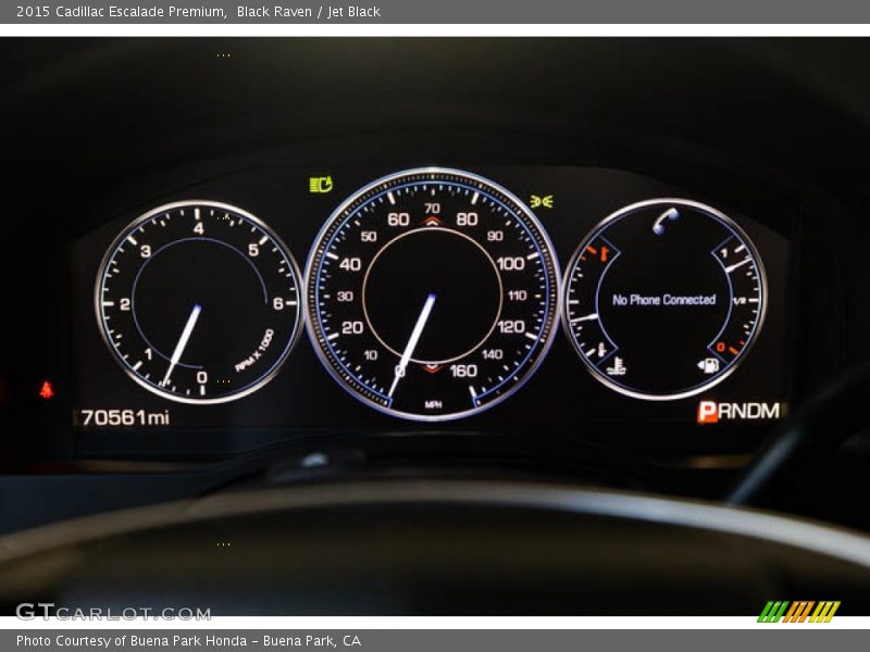 Black Raven / Jet Black 2015 Cadillac Escalade Premium