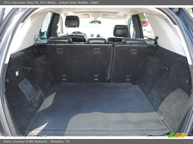 Iridium Silver Metallic / Black 2011 Mercedes-Benz ML 550 4Matic
