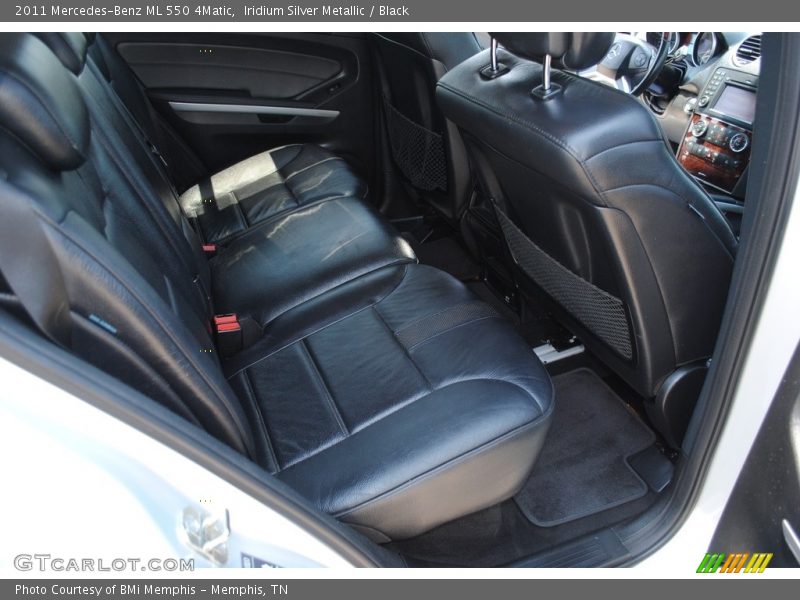 Iridium Silver Metallic / Black 2011 Mercedes-Benz ML 550 4Matic