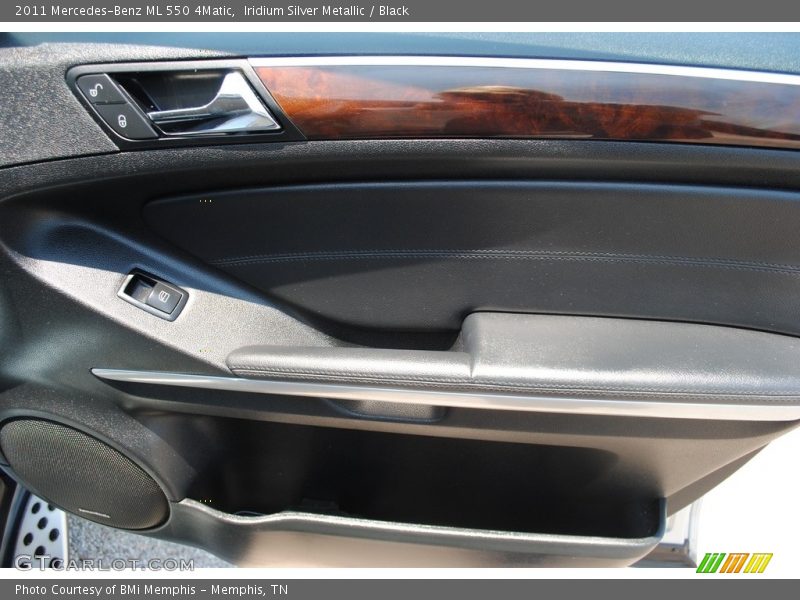 Iridium Silver Metallic / Black 2011 Mercedes-Benz ML 550 4Matic