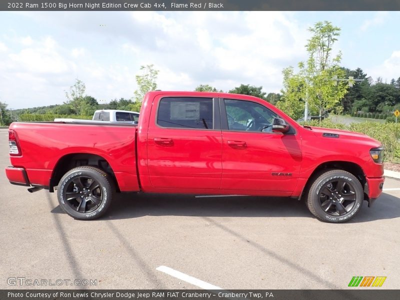 Flame Red / Black 2022 Ram 1500 Big Horn Night Edition Crew Cab 4x4