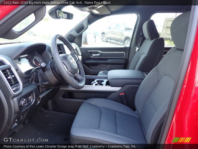Flame Red / Black 2022 Ram 1500 Big Horn Night Edition Crew Cab 4x4