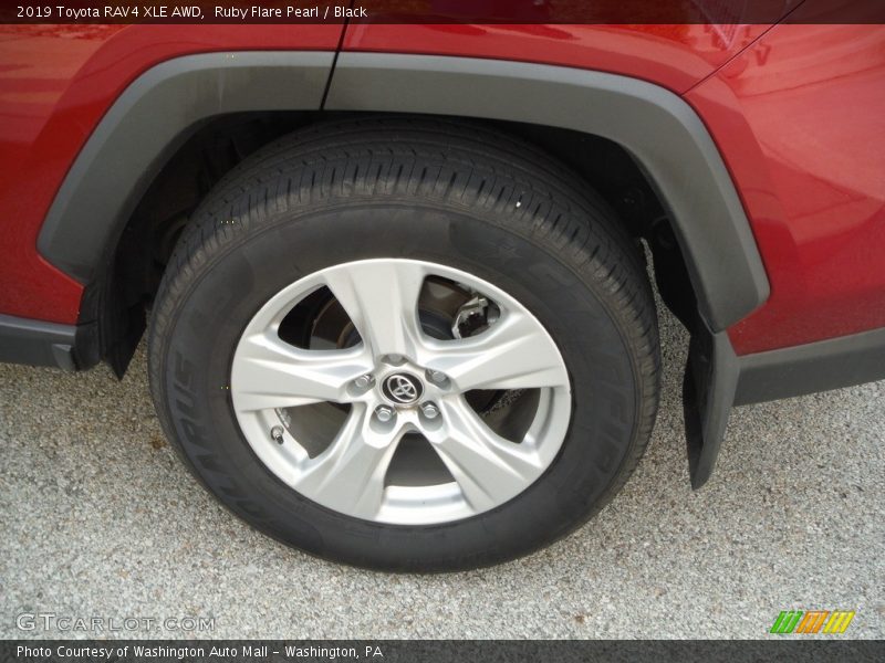 Ruby Flare Pearl / Black 2019 Toyota RAV4 XLE AWD