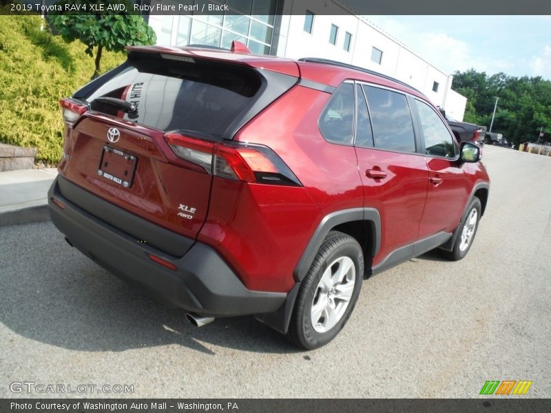 Ruby Flare Pearl / Black 2019 Toyota RAV4 XLE AWD