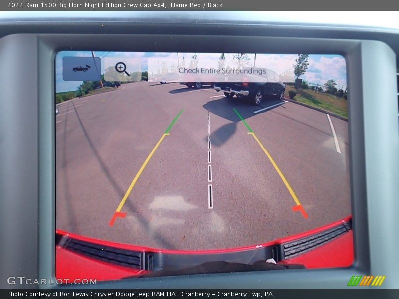 Flame Red / Black 2022 Ram 1500 Big Horn Night Edition Crew Cab 4x4