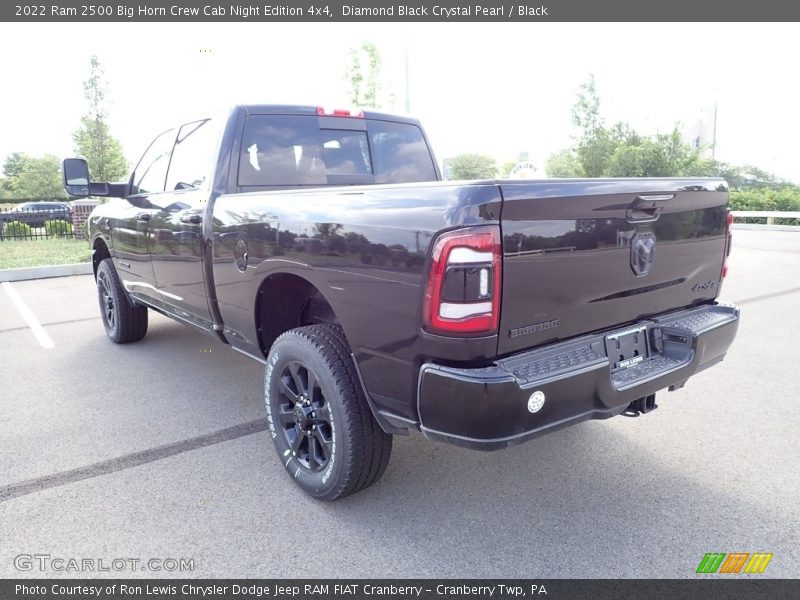 Diamond Black Crystal Pearl / Black 2022 Ram 2500 Big Horn Crew Cab Night Edition 4x4