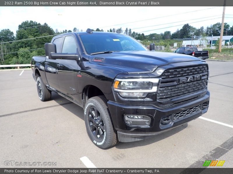 Diamond Black Crystal Pearl / Black 2022 Ram 2500 Big Horn Crew Cab Night Edition 4x4