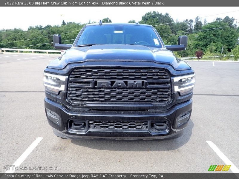 Diamond Black Crystal Pearl / Black 2022 Ram 2500 Big Horn Crew Cab Night Edition 4x4