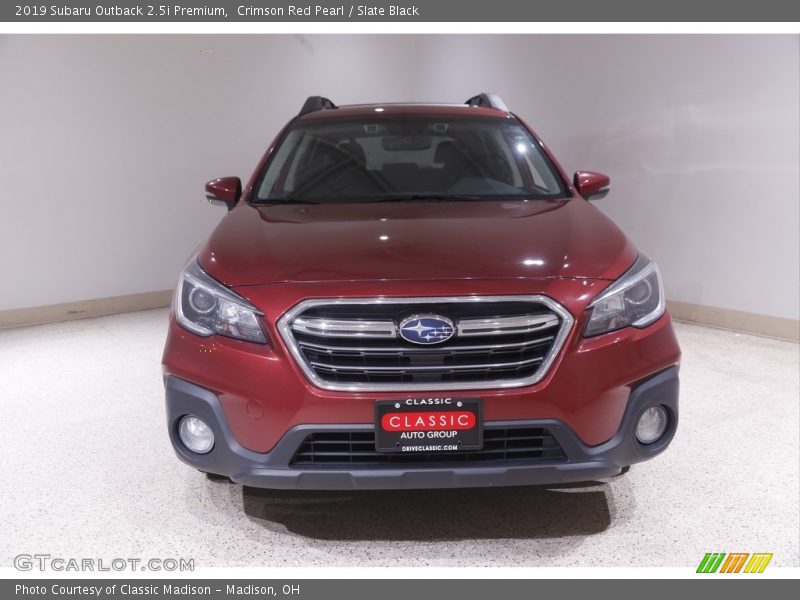 Crimson Red Pearl / Slate Black 2019 Subaru Outback 2.5i Premium