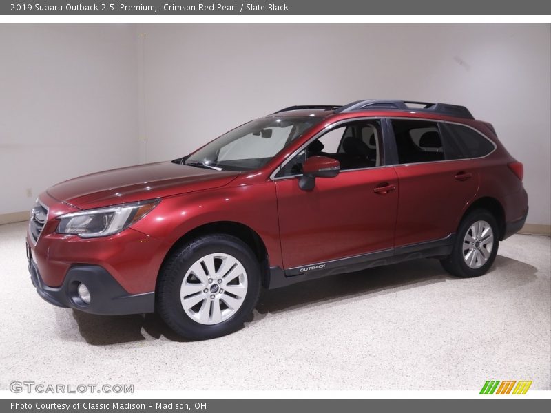 Crimson Red Pearl / Slate Black 2019 Subaru Outback 2.5i Premium