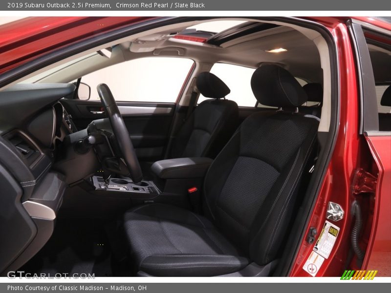 Crimson Red Pearl / Slate Black 2019 Subaru Outback 2.5i Premium