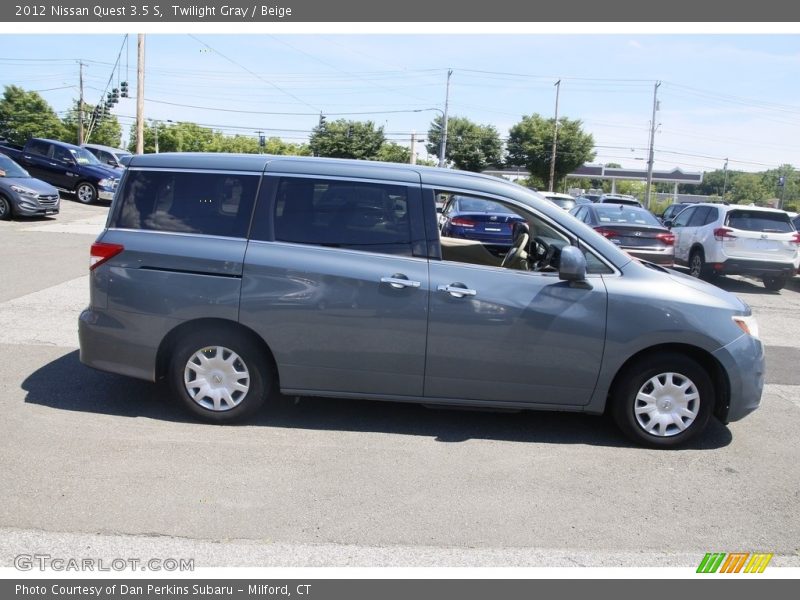 Twilight Gray / Beige 2012 Nissan Quest 3.5 S