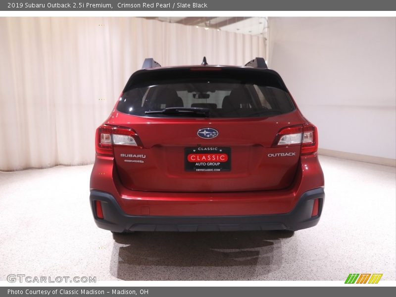 Crimson Red Pearl / Slate Black 2019 Subaru Outback 2.5i Premium