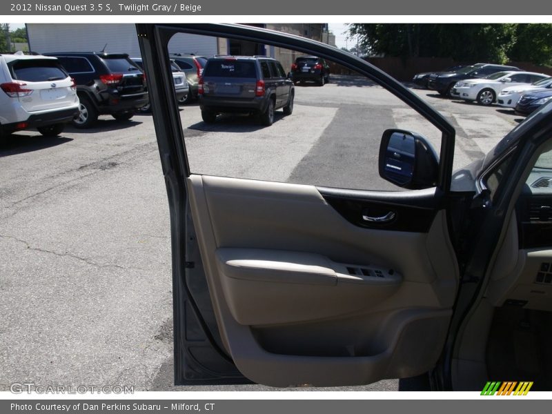 Twilight Gray / Beige 2012 Nissan Quest 3.5 S