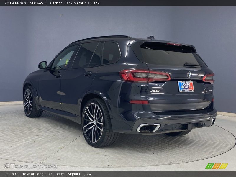 Carbon Black Metallic / Black 2019 BMW X5 xDrive50i