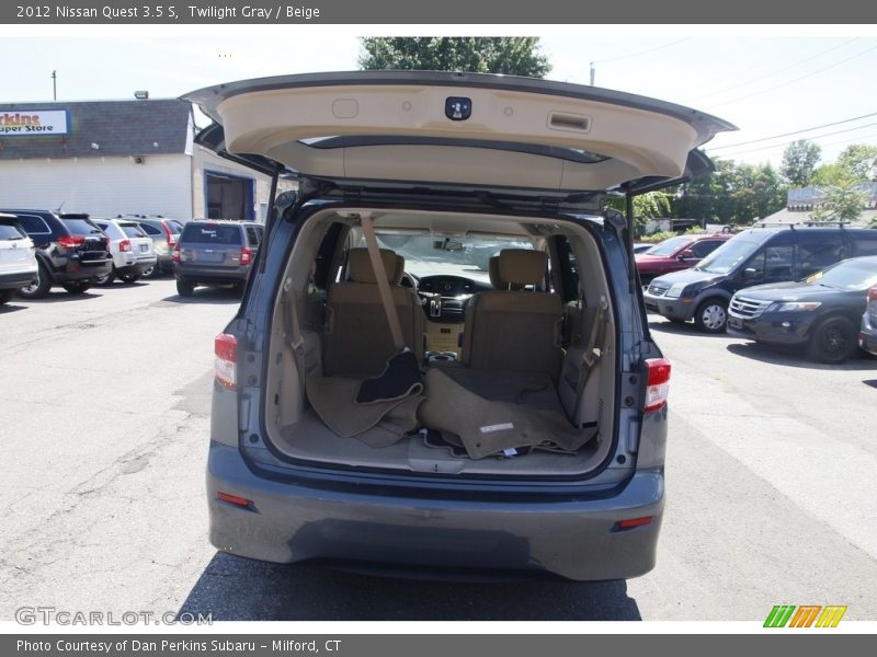Twilight Gray / Beige 2012 Nissan Quest 3.5 S