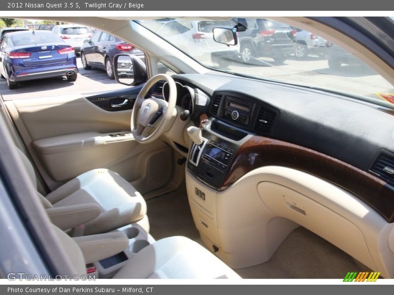 Twilight Gray / Beige 2012 Nissan Quest 3.5 S