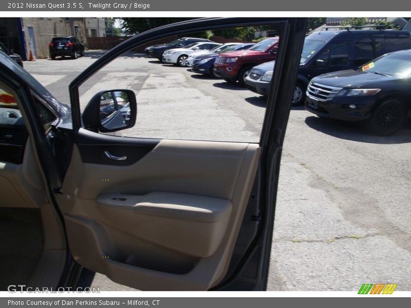 Twilight Gray / Beige 2012 Nissan Quest 3.5 S