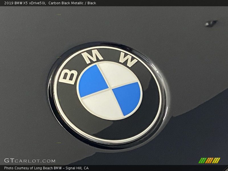 Carbon Black Metallic / Black 2019 BMW X5 xDrive50i