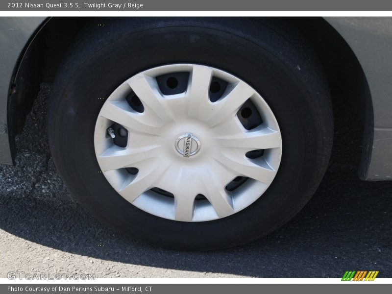 Twilight Gray / Beige 2012 Nissan Quest 3.5 S