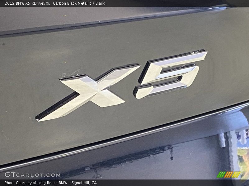 Carbon Black Metallic / Black 2019 BMW X5 xDrive50i