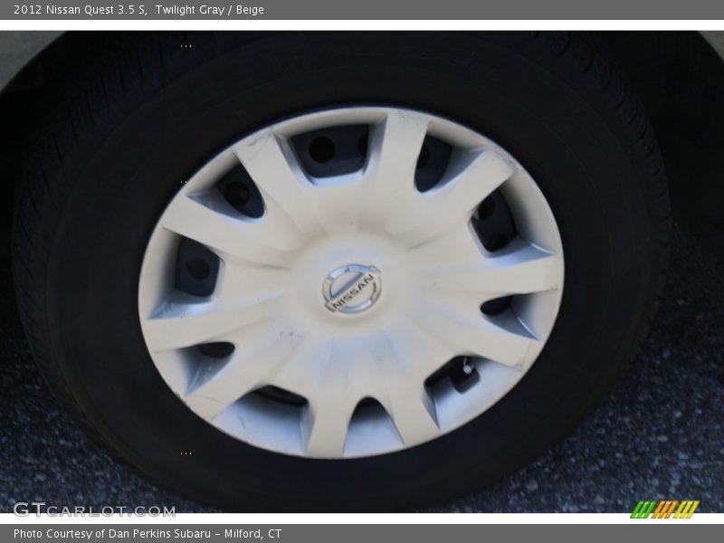 Twilight Gray / Beige 2012 Nissan Quest 3.5 S