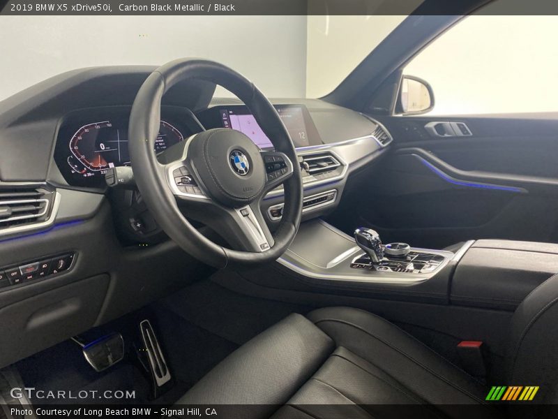 Carbon Black Metallic / Black 2019 BMW X5 xDrive50i