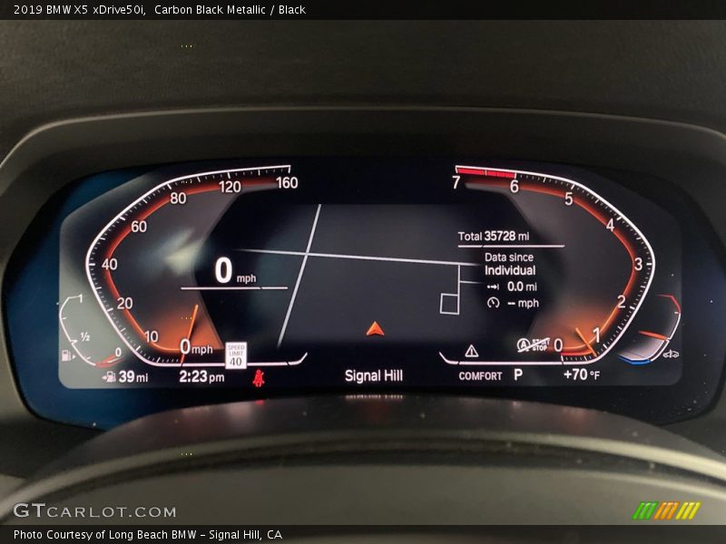 Carbon Black Metallic / Black 2019 BMW X5 xDrive50i