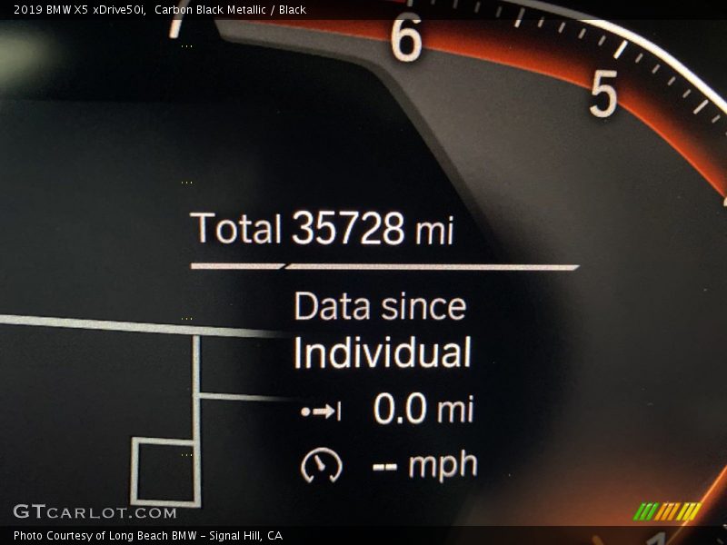 Carbon Black Metallic / Black 2019 BMW X5 xDrive50i