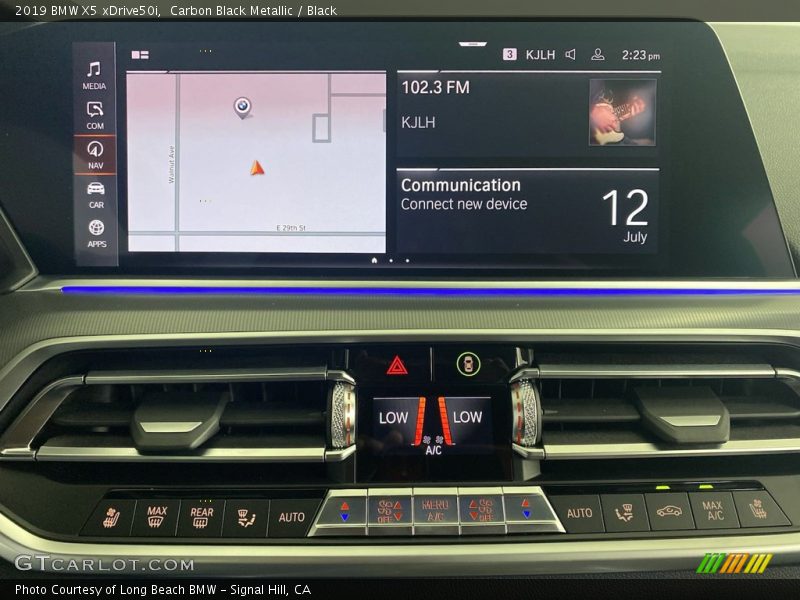 Carbon Black Metallic / Black 2019 BMW X5 xDrive50i