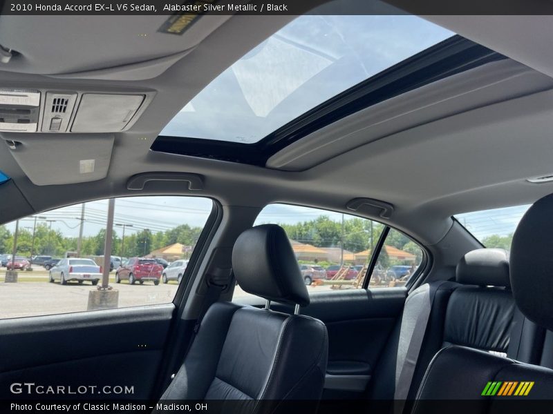 Alabaster Silver Metallic / Black 2010 Honda Accord EX-L V6 Sedan