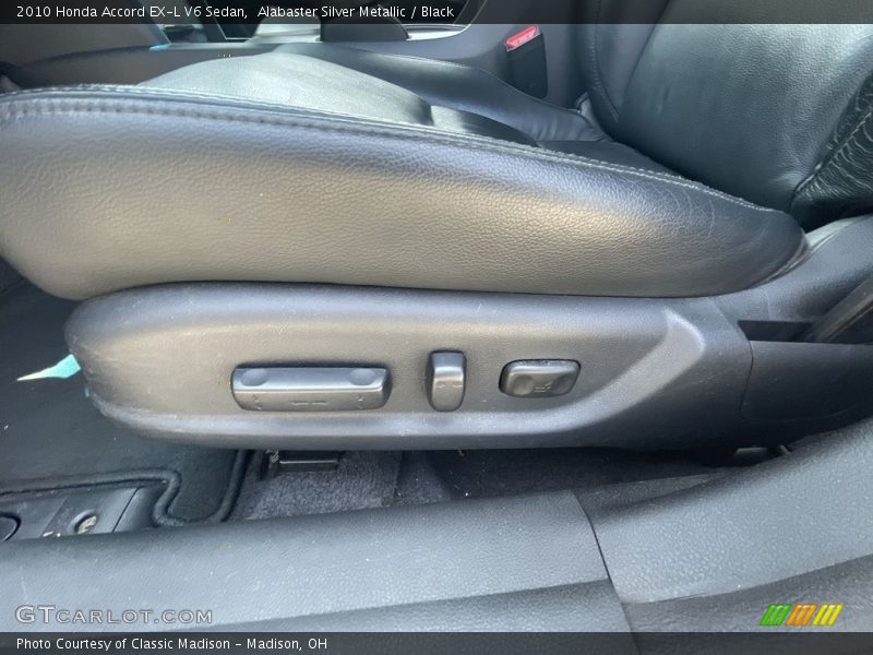 Alabaster Silver Metallic / Black 2010 Honda Accord EX-L V6 Sedan