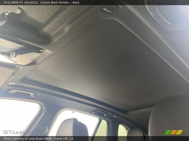 Carbon Black Metallic / Black 2019 BMW X5 xDrive50i