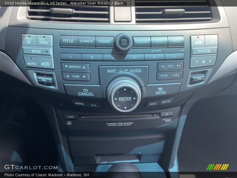 Alabaster Silver Metallic / Black 2010 Honda Accord EX-L V6 Sedan