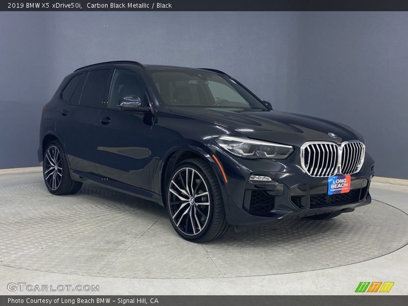 Carbon Black Metallic / Black 2019 BMW X5 xDrive50i