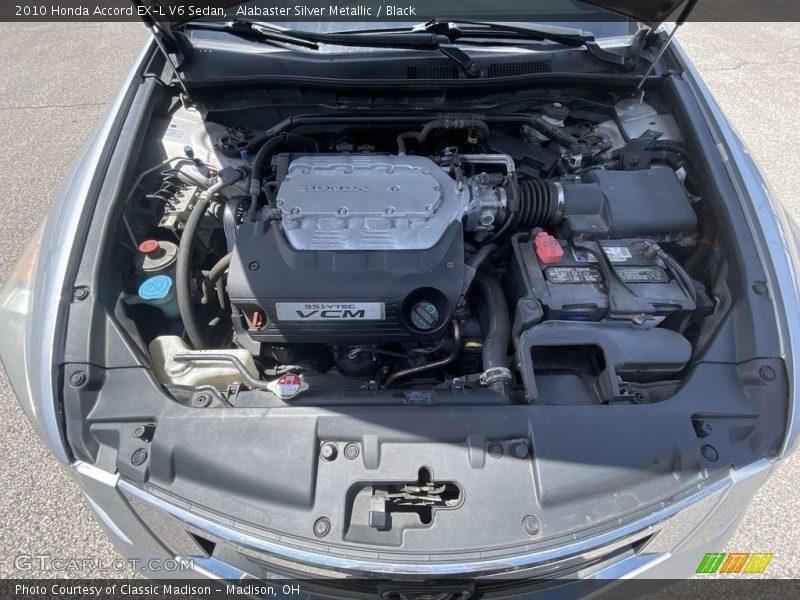 Alabaster Silver Metallic / Black 2010 Honda Accord EX-L V6 Sedan
