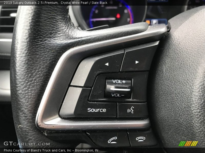 Crystal White Pearl / Slate Black 2019 Subaru Outback 2.5i Premium