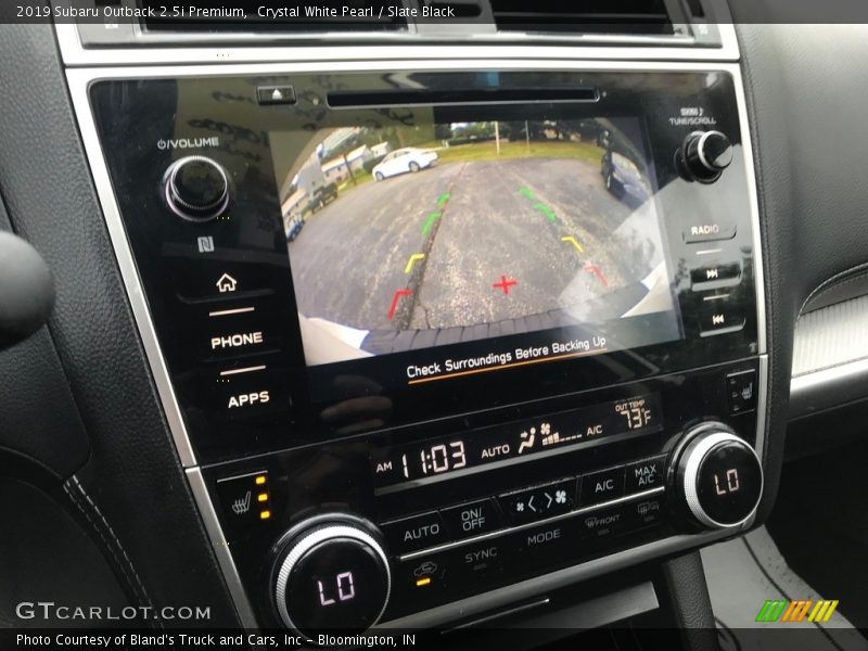 Crystal White Pearl / Slate Black 2019 Subaru Outback 2.5i Premium