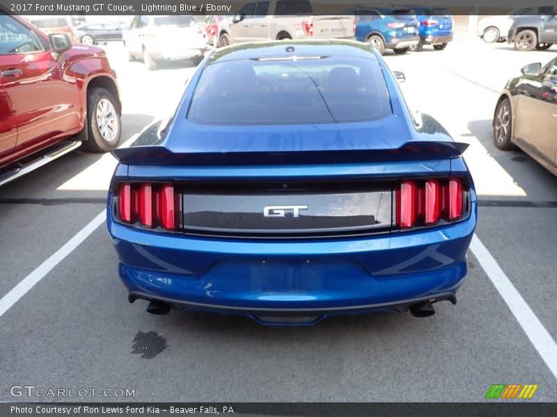 Lightning Blue / Ebony 2017 Ford Mustang GT Coupe
