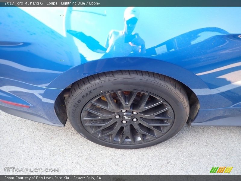 Lightning Blue / Ebony 2017 Ford Mustang GT Coupe