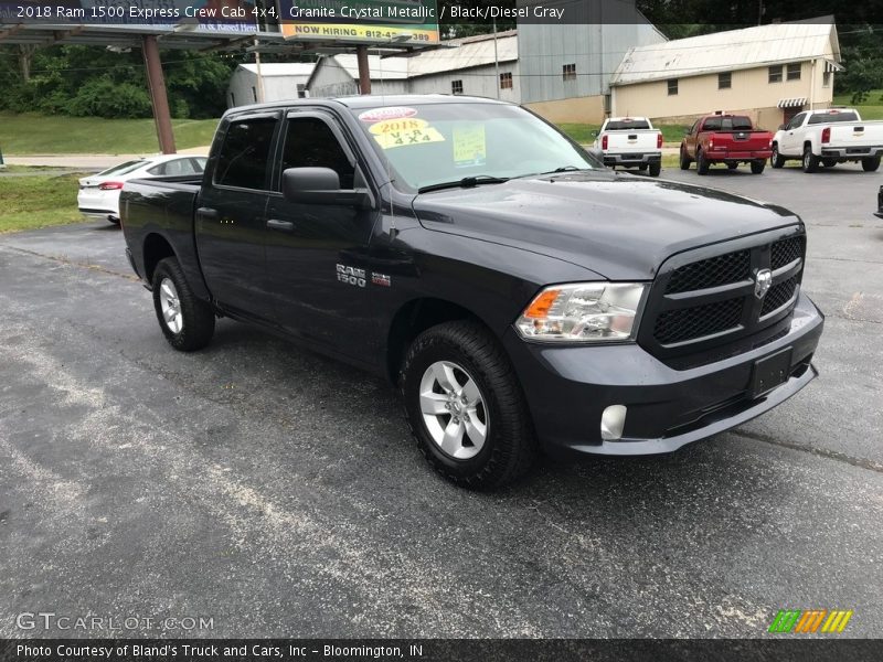 Granite Crystal Metallic / Black/Diesel Gray 2018 Ram 1500 Express Crew Cab 4x4