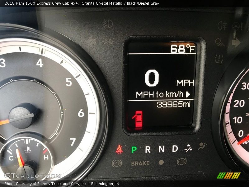 Granite Crystal Metallic / Black/Diesel Gray 2018 Ram 1500 Express Crew Cab 4x4