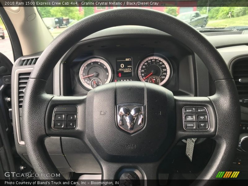 Granite Crystal Metallic / Black/Diesel Gray 2018 Ram 1500 Express Crew Cab 4x4