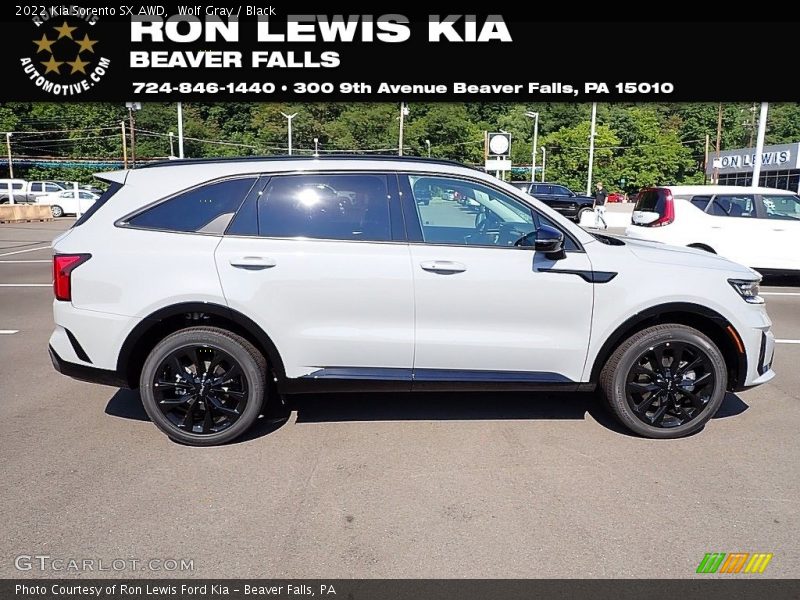 Wolf Gray / Black 2022 Kia Sorento SX AWD