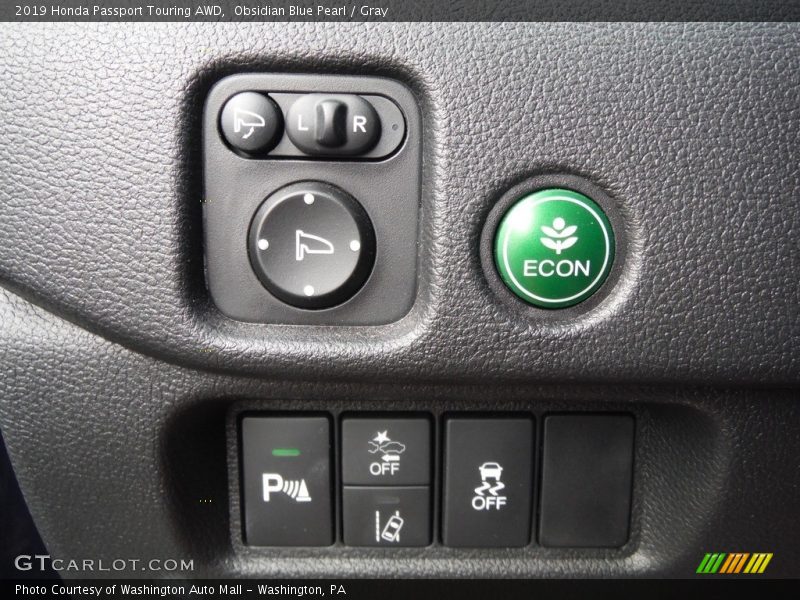 Obsidian Blue Pearl / Gray 2019 Honda Passport Touring AWD